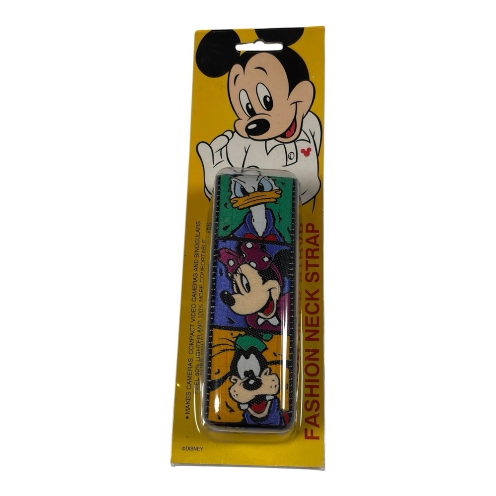 RARE Vintage‎ Collectible Disney Mickey Mouse Friends Camera Shoulder Neck Strap